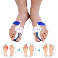 AZUOYI Big Toe Straightener Bunion Hallux Valgus Corrector Night Splint Foot Pain Relief Feet Care Tools (2 Pcs)