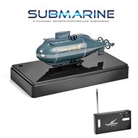 Jujuism Mini Remote Control Nuclear Submarine RC Race Boat Ship High Speed Waterproof Diving in Pools Lake Ponds, Best Gift for Kids Boys(Blue)