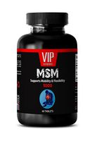 Natural Skin Health - MSM - MSM Supplements for Skin - 1 Bottle 60 Tablets
