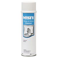 Glass & Mirror Cleaner w/Ammonia, 19oz Aerosol, 12/Carton