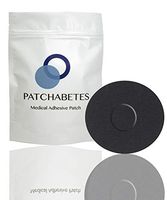 Adhesive Patches - 20 Count - CGM Adhesive, Waterproof (Black)