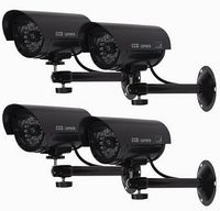 Dummy Fake Surveillance Security CCTV Dome Camera Indoor Outdoor with Record LED Light. LOW PRICE GUARANTEE. SHIPS TODAY! (4 PACK).