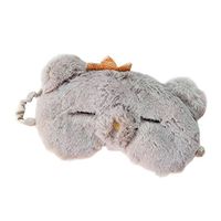 Heart Nose Pig Sleep Eye Mask Plush Eye Shade Blindfold for Home Travel Rest