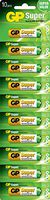 GP GP15A-2P10 Super Alkaline AA Batteries44; Pack of 10