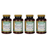 Swanson Shatavari Ayurvedic Female Rejuvenator 500 Milligrams 120 Capsules (4 Pack)