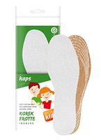 Kaps Cork Frotte Kids, Terry Cloth And Cork Shoe Insoles For Children, Freshness And Hygiene, Cut To Size, Cut To Fit, All Sizes, Made In Europe, 1 Pair