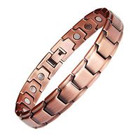 Copper Bracelets for Men 8.5inches Adjustable Size Magnetic Bracelet Pain Relief for Arthritis and Carpal Tunnel Migraines Tennis Elbow
