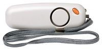 Vigilant 130 dB Personal Alarm - Rape/Jogger/Student Emergency Protection Alarm with LED Light and Included AAA Batteries - Rip Cord Activation, Grey (PPS8G Grey)