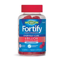 Nature's Way Fortify Probiotic Gummies 6 Billion Live Cultures Per Serving, 60 Berry Flavored