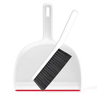 Broom and Dustpan With Long Handle Telescopic Up Mini Desktop Broom Set Plastic Non-stick Hair Multi-Function Soft Brush Desktop Small Broom Combination Windowsill Desktop Balcony Cleaning Tools