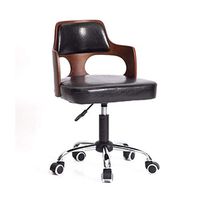 ZLFLD Office Chair Conference Chair Back Comfortable Waterproof Table Durable and not Easy to wash Hands Chair Back Computer System Desk Office Chair Home Office Chair (Color : Black)