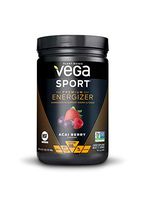 Vega Sport Premium Energizer Acai Berry (25 Servings, 16.2oz) - Vegan,  Gluten Free, All Natural, Pre Workout Powder, Non GMO
