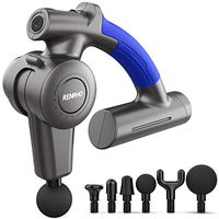 RENPHO Massage Gun with Adjustable Arm, Deep Tissue Percussion Muscle Massager Handheld, Portable Body Massager for Athletes Sore Muscle and Stiffness Back Pain Relief