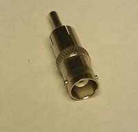 CEA-2617 Rf Adapter: Bnc Female Socket to Motorola Male Plug for Police Scanner Radio