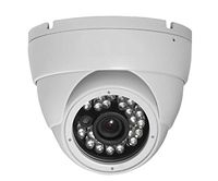 2 megapixel 1080P HD-TVI + Analog Security IR Dome Camera, 3.6mm Lens, White