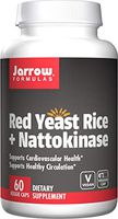Jarrow Formulas Red Yeast Rice Plus Nattokinase, Supports Cardiovascular Health, 60 Veggie Capsules