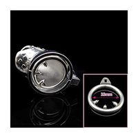 Constraint Portable Public Stealth Lock, Comfortable Sleek Toy for Relaxing Emotions, Snake-Shaped Domineering Male Cage SDFERQB (Size : Separate Anti-Off Ring 33mm)