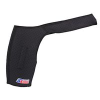 Neoprene Double Shoulder Protector Brace Support Strap Wrap Belt Band Black - Black2, as described