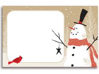 50 pack Woodland SnowmanNo Sentiment Enclosure Cards (20 unit, 50 pack per unit.)