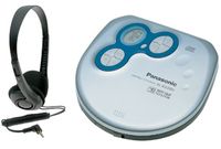 Panasonic SL-SX280 Portable CD Player (Silver and Blue)