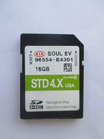 E4301 EV 2014 2015 2016 KIA SOUL EV Navigation MAP Sd Card ,GPS UPDATE , U.S.A OEM PART # 96554-E4301 16GB