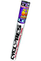 Cyclones Pre Rolled Transparent Cone with Tip and Reuseable Twist Top Tube - 2 Cones Per Tube - Clear - The Purple Unknown (4 Tubes)