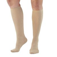 Ames Walker AW Style 1101 Moderate 15 20mmHg Maternity Knee Socks Tan Medium