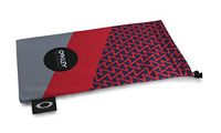 Oakley Micro Bag French Red/Grey & Cleaning Kit Bundle