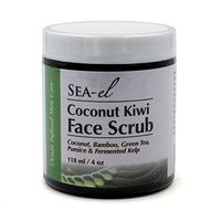 Sea-El Coconut Kiwi Face Scrub, 4 Ounce