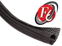 TechFlex F6N2.00BK Flexo F6 General Purpose 2-inch Braided Cable Sleeve, Black - 10 Feet by CarNetix
