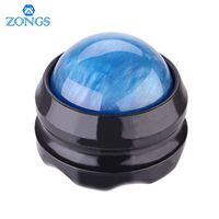 Manual Massage Ball Pain Relief Back Roller Massager Self Massage Therapy and Relax Full Body Tools for Sore Muscle Joint Pain Essential Oils or Lotion Relax (Blue)