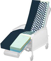 48" Tradewind Alternating Pressure Mattress with Low Air Loss 750 lbs Blue Chip Medical