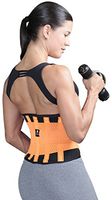 TECNOMED Latex Waist Trainer Belt Body Shaper Belly Wrap Trimmer Slimmer Compression Band for Weight Loss Workout Fitness and Lumbar Support, Best Abdominal Trainer