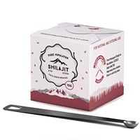 Altai Shilajit Resin from Pure Himalayan Shilajit ® - Measuring Spoon, 330 Servings / 50gm, 100% Pure Siberian Mumio, Natural Source of Fulvic Acid and Minerals
