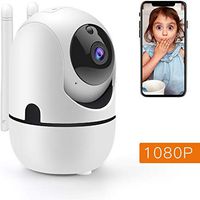 WiFi Security Camera 1080P Pet Camera Wireless Indoor Pan/Tilt/Zoom Home Camera Baby Monitor IP Camera with Motion Detection Two-Way Audio Night Vision Cloud Service Available