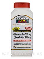 21st Century GLUCOSAMINE& CHONDROITIN DOUBLE STRENGTH 150 CAPS