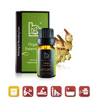 Ginger 10ml - Bonnie House Essential Oils – 100% Organic ACO and USDA Certified Organic, Therapeutic Grade and Aromatherapy Use for Massage, Diffuser, Air Humidifier, Gift Set and Kit