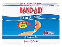 Johnson & Johnson Band-Aid® Flexible Fabric Strip Adhesive Bandag 3/4" x 3", Sterile (Box of 100)