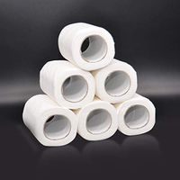 m·kvfa Toilet Paper, Hollow Replacement Roll Paper Print Roll Tissue Napkin Table Bathroom Kitchen Paper (6X)