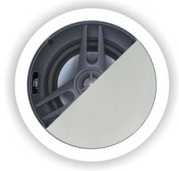 OSD Audio 6.5" In-Ceiling Speaker Pair - 150 W Stereo Speakers, with Contour Switches - MK640