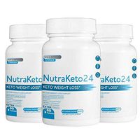 NutraKeto24 - Ketogenic Blend Fat Burner & Weight Loss Supplement for Men & Women | Improve Metabolism & Boost Energy Levels | 60 Capsules | Pack of 3