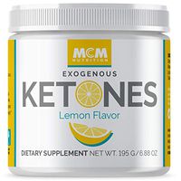 MCM Nutrition – Exogenous Ketones Supplement & BHB - Boosts Energy & Suppresses Appetite - Instant Keto Mix That Puts You into Ketosis Quick & Helps with The Keto Flu (Lemon Flavor - 15 Servings)