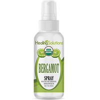 Organic Bergamot Spray – Water Infused with Bergamot Essential Oil – Certified USDA Organic - 2oz Bottle by Healing Solutions