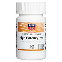 Rite Aid High Potency Iron Tablets - 100 Count