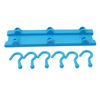 GUAngqi Under Cabinet Hook Organizer Hook Holder Cook Wall Cabinet Hanger Storage Organizer,blue
