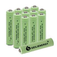 BAOBIAN AAA Ni-Cd 600mAh 1.2V Triple A Rechargeable Batteries for Outdoor Solar Lights,Solar Lamp,Garden Lights Green(12 PCS)