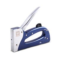 WHASHIN Hand Operated Metal Gun Tacker Tool, Staple gun, All Partial Metal Structural Bonding, DIY, Reform, Interior, Heavy duty Staples(23/06, 23/08/23/10) and Tacker Staples (R13/06,R13/08,R13/10)