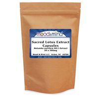 Sacred Lotus 50:1 Extract Capsules 500mg (Nelumbo nucifera) (30 ct)