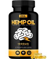 Hemp Oil Capsules 1000MG - Premium Organic Capsules Reduce Pain, Anxiety, and Stress (60 Vegetarian Liquid Capsules) - Best All Natural Omega 3, 6, 9 Brain Boost Supplement, Memory, Focus, Clarity.