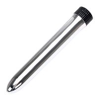 Compact Power Wand Massager, Wireless, Single Speed Vibrations - Silver